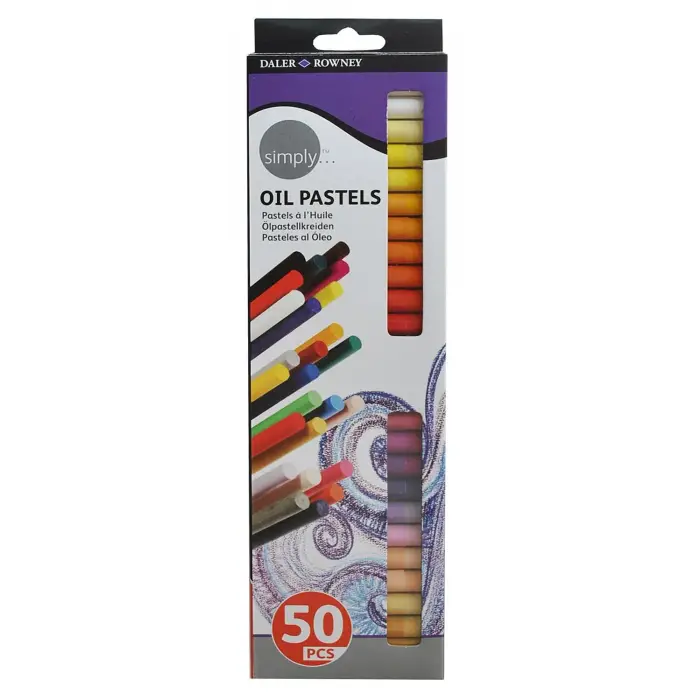 Simply Yağlı Pastel 50 Renk