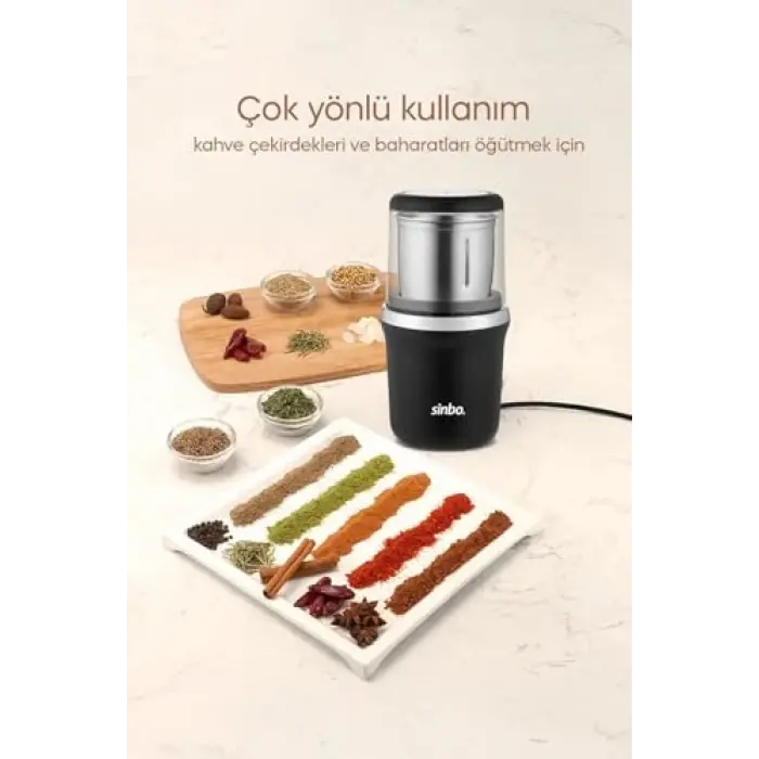 SİNBO SCM-2997 KAHVE-BAHARAT ÖĞÜTÜCÜ