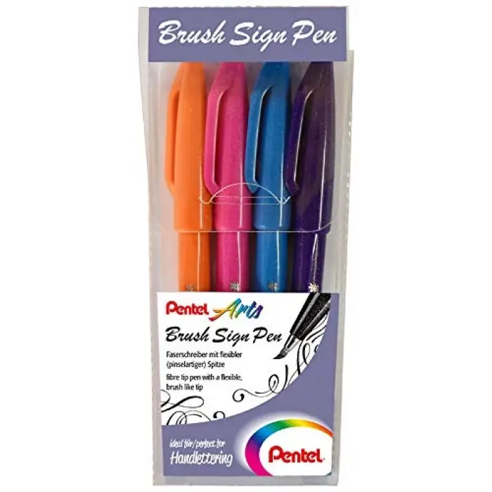 Sing Pen Brush - 4lü Blister (A-B-C-D)