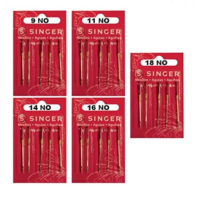 Singer Ev Tipi Aile Dikiş İğnesi 5 li Dikiş İğne Seti