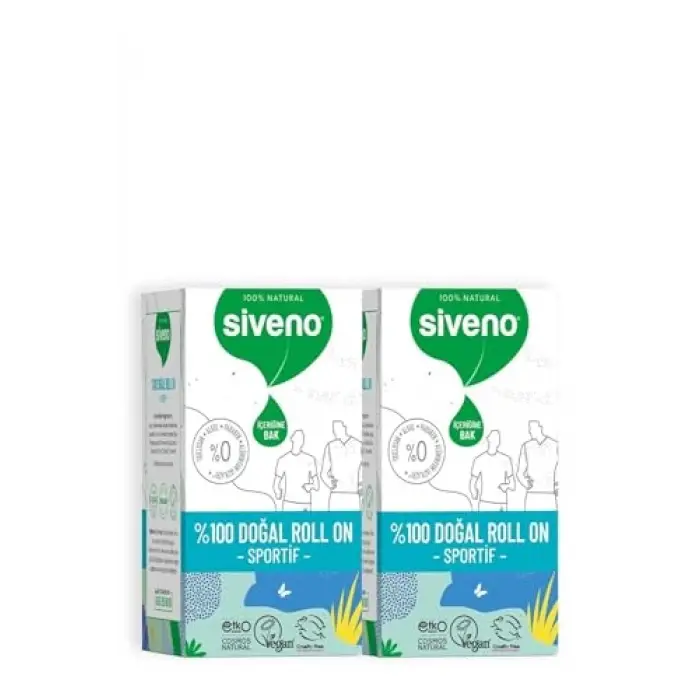 Siveno Roll-on Doğal Sportive 50ml X 2 Adet