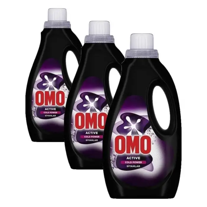 Sıvı Deterjan, Active Cold Power Siyahlar, 1000 ml (3 paketi)