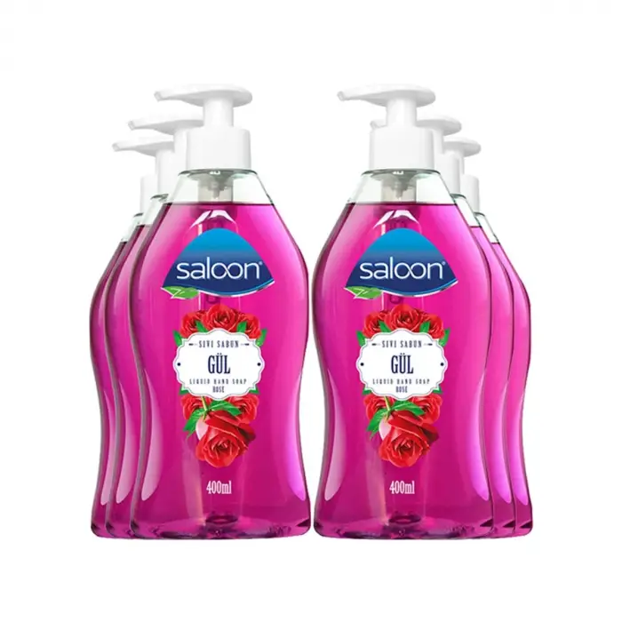 Sıvı Sabun 400 ml Gül X 6lı Paket