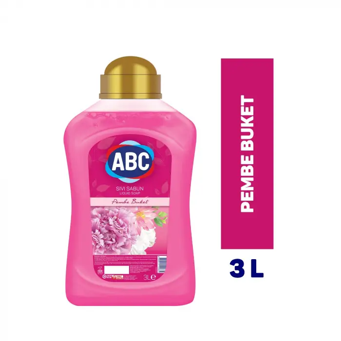 Sıvı Sabun Pembe 3 L
