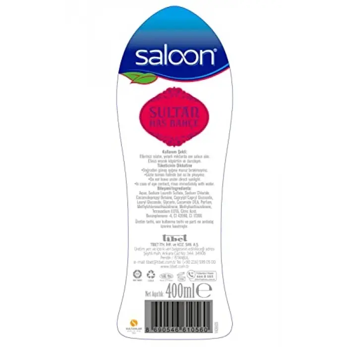 Sıvı Sabun Sultan Has Bahçe 400 ML
