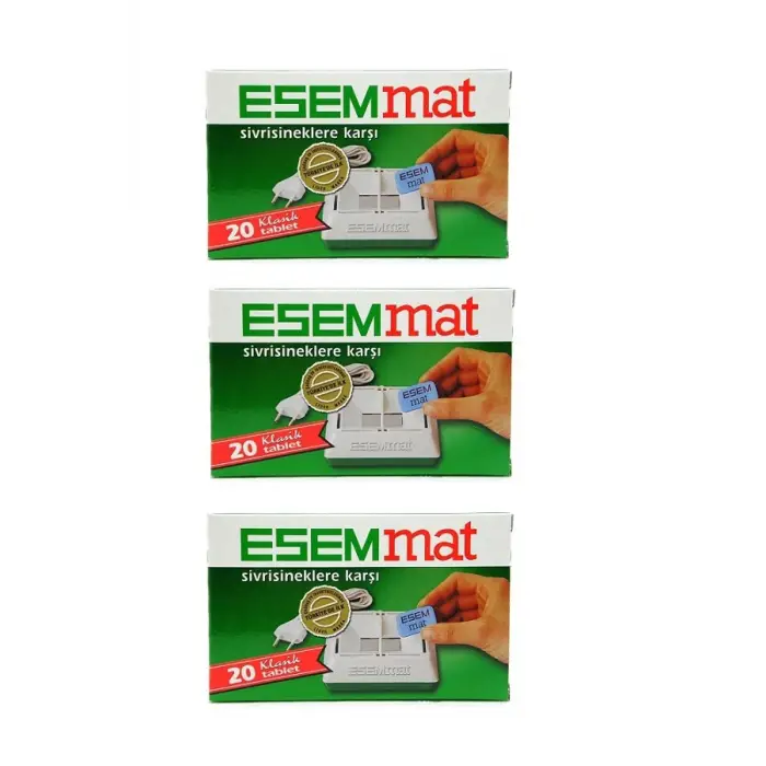 Sivrisinek Kovucu Tablet 20 Adet x3 Adet