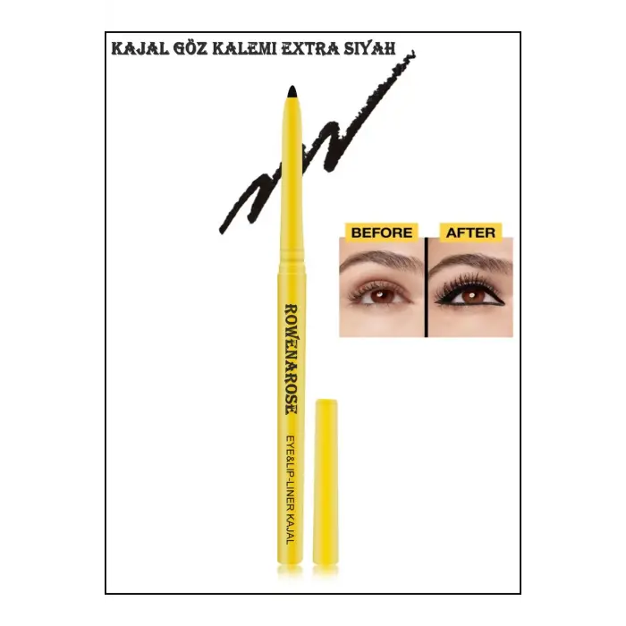 Siyah Asansörlü Kajal Göz Kalemi
