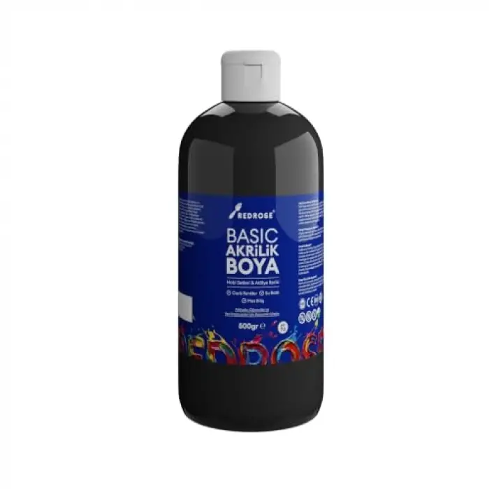 Siyah Basic Akrilik Boya 500 g