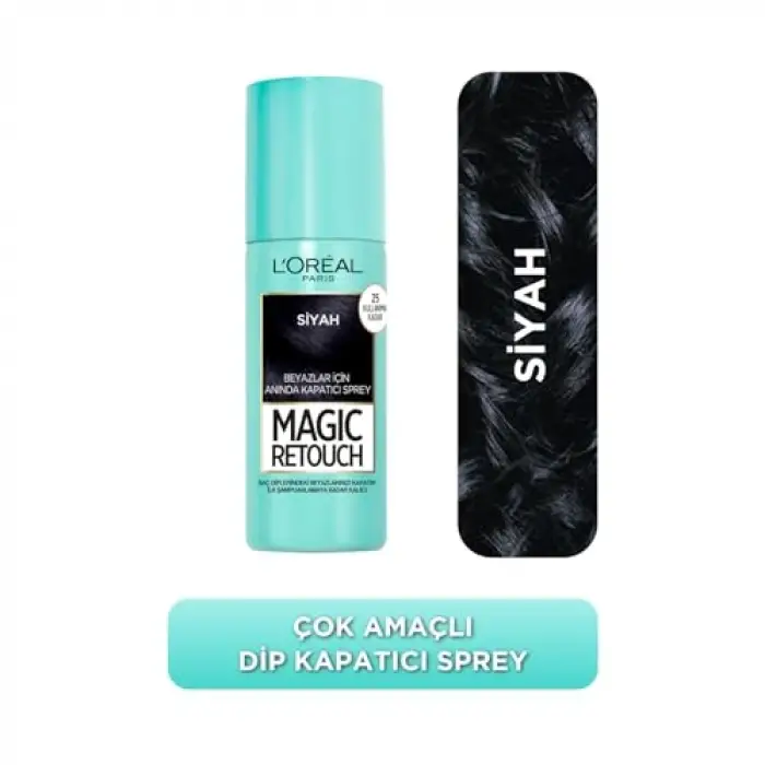 Siyah Beyaz Dip Kapatıcı Sprey 75 ml