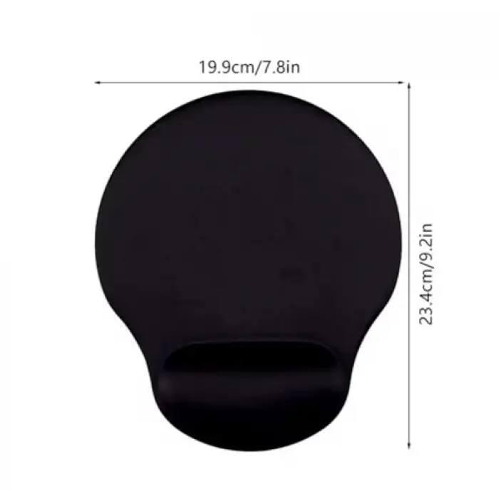 Siyah Bilek Destekli Mouse Pad