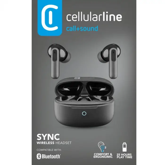 Siyah Bluetooth Kulaklık Sync