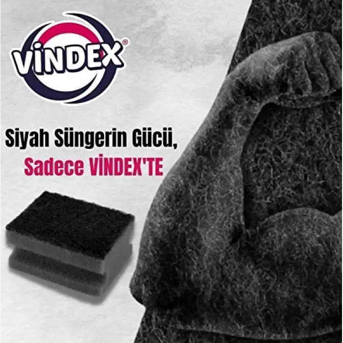 Siyah Bulaşık Süngeri 4lü