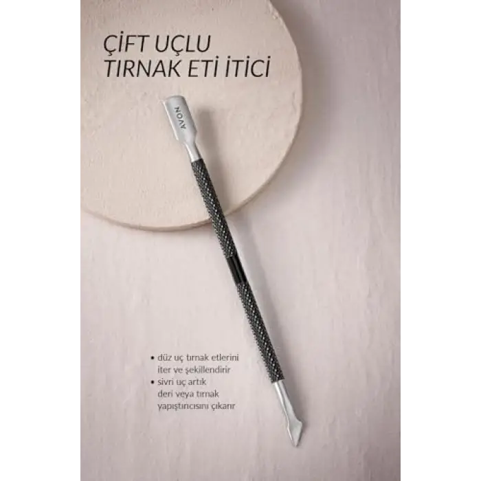 Siyah Çift Uçlu Tırnak Eti İtici