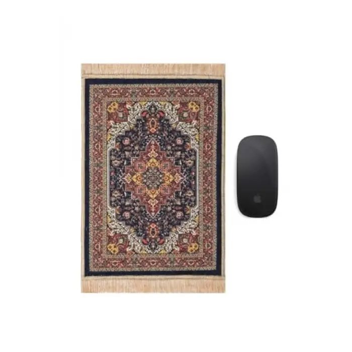Siyah Dekoratif Küçük Halı Mousepad