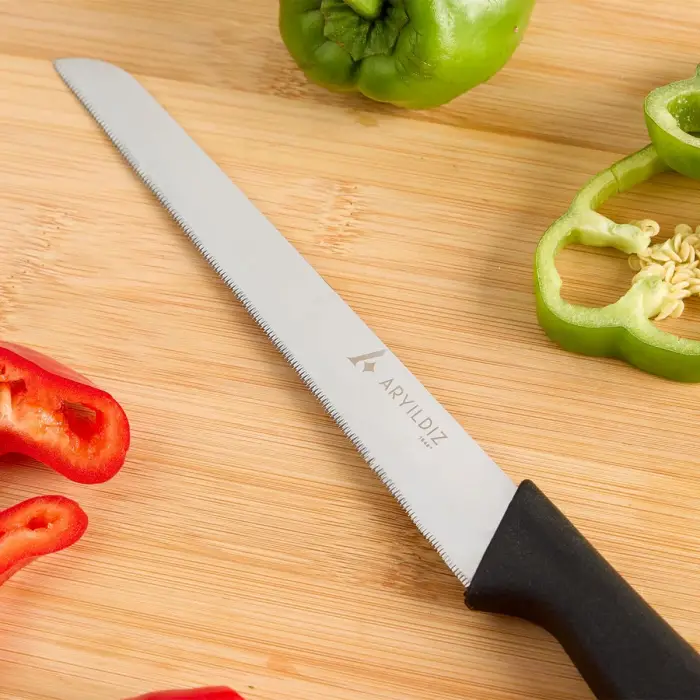 Siyah Ekmek Bıçağı, 17 cm