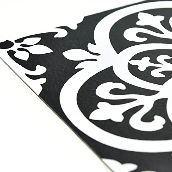 Siyah, FP2475 Gotik Peel & Stick Yer Karosu