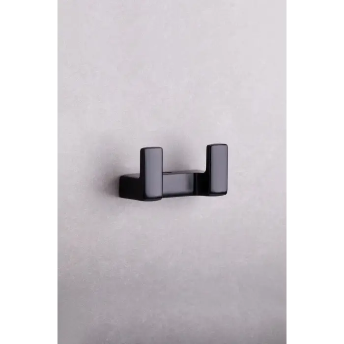 Siyah İkili Askılık 43X37X80 Mm