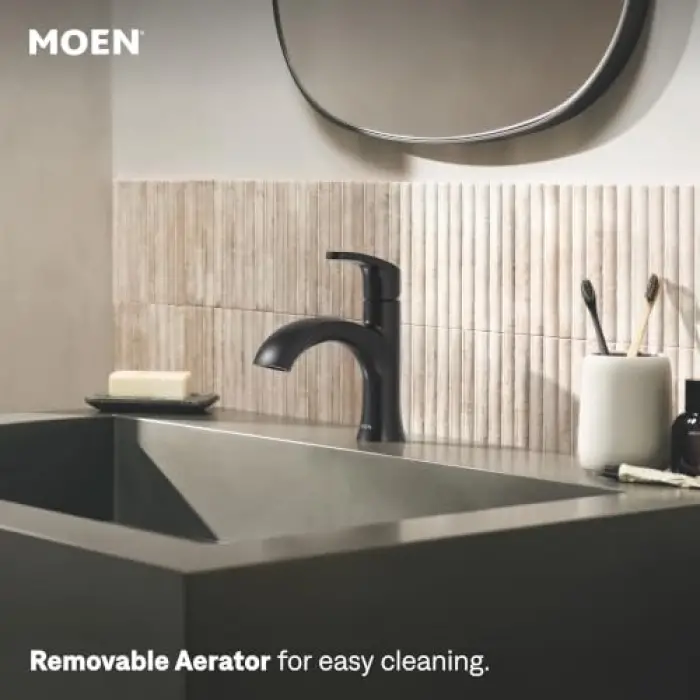 Siyah Mat, 84346BL Karis Tek Kolu Lavabo Bataryası