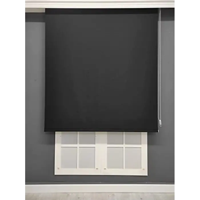 Siyah Mat Polyester Stor Perde, 200x300