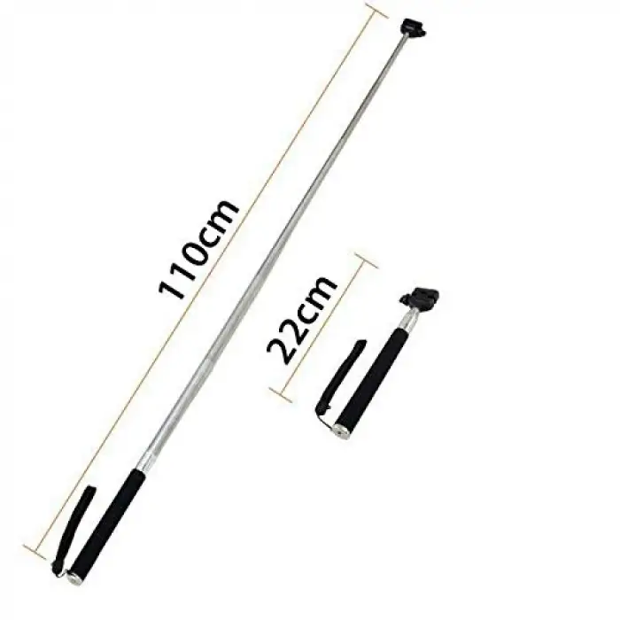 Siyah Monopod Selfie Çubuğu