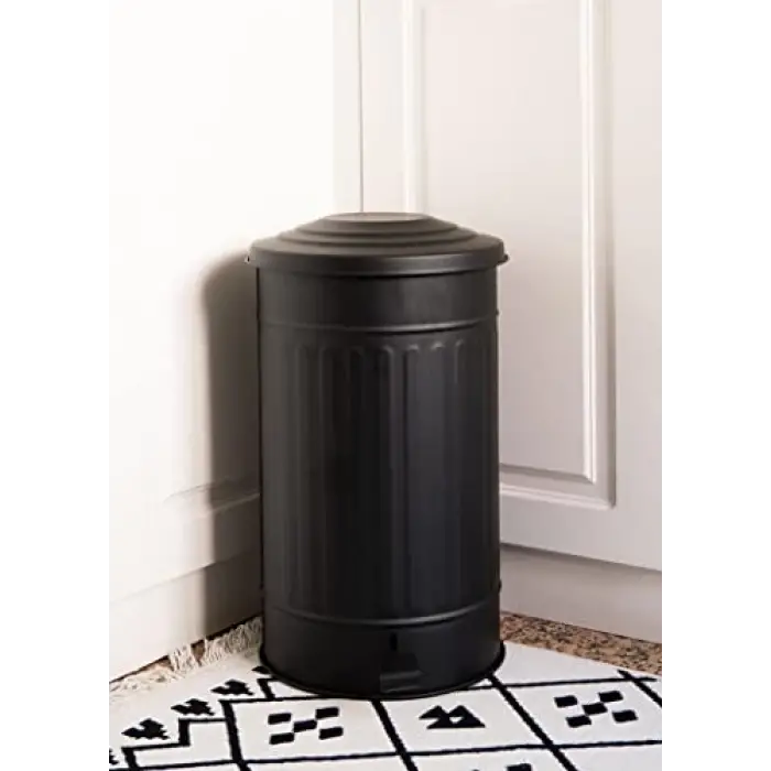 Siyah Mutfak Çöp Kovası, 24 L