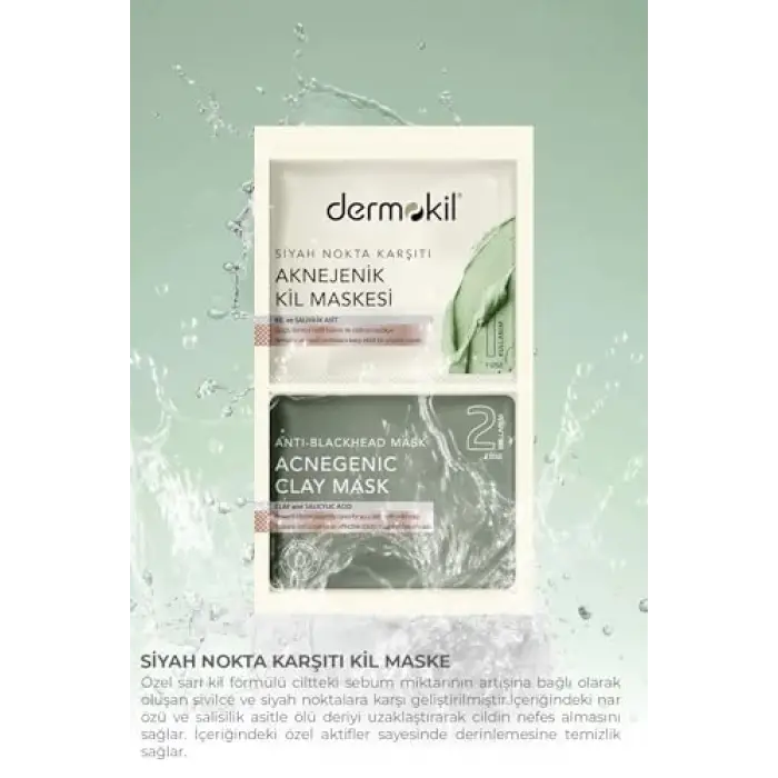 Siyah Nokta Karşıtı Kil Maske 2x7.5 ml