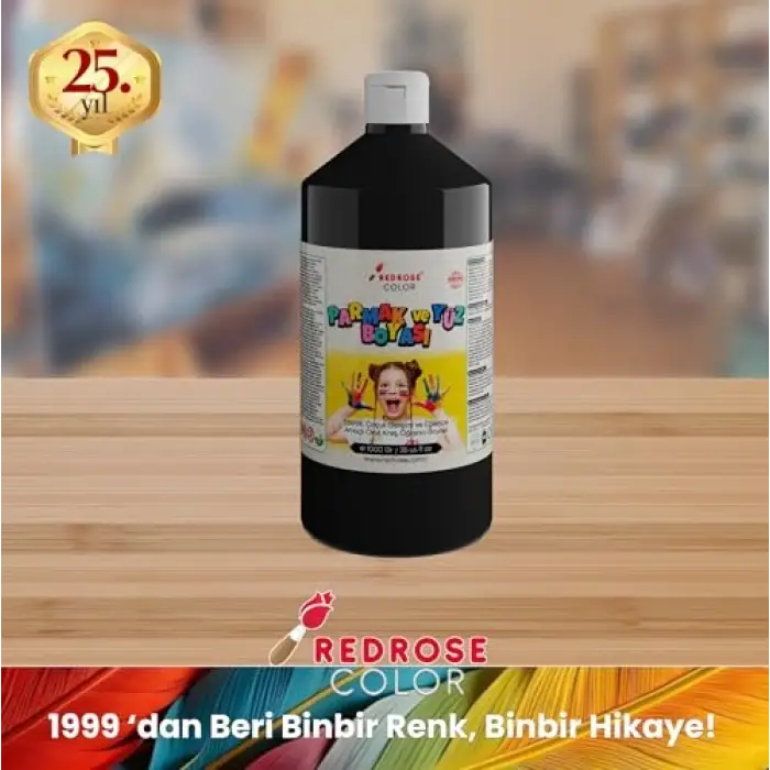 Siyah Parmak Boyası, 1000 g