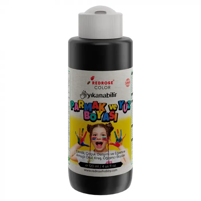 Siyah Parmak Boyası, 120 ml
