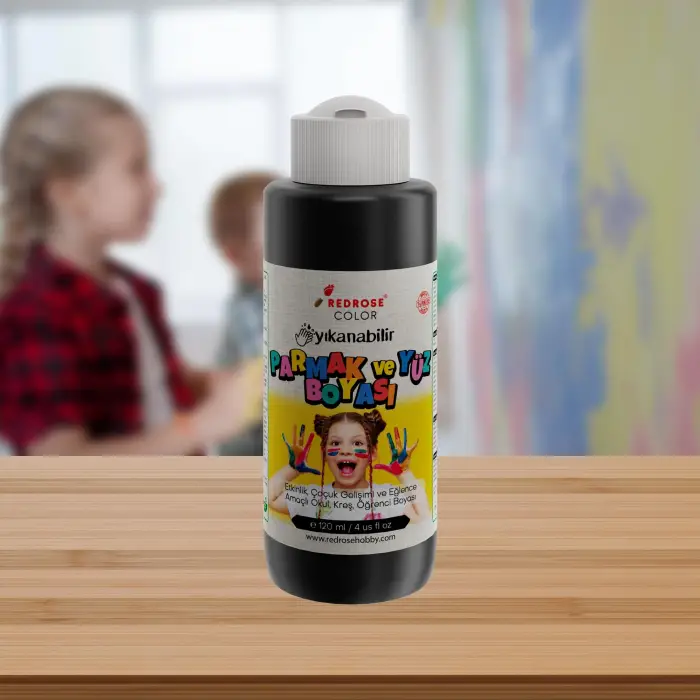 Siyah Parmak Boyası, 120 ml