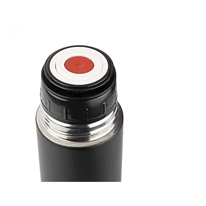 Siyah Paslanmaz Çelik Termos 500 ML