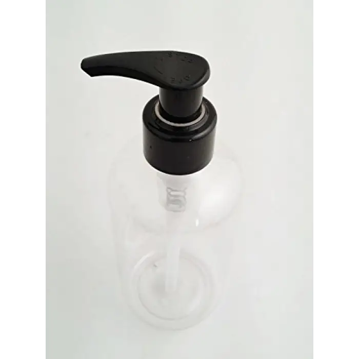 Siyah Pet Boş Pompalı Şişe, 2 Adet x 250 ml