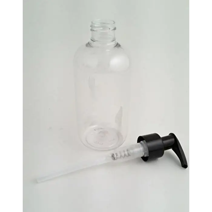 Siyah Pet Boş Pompalı Şişe, 2 Adet x 250 ml