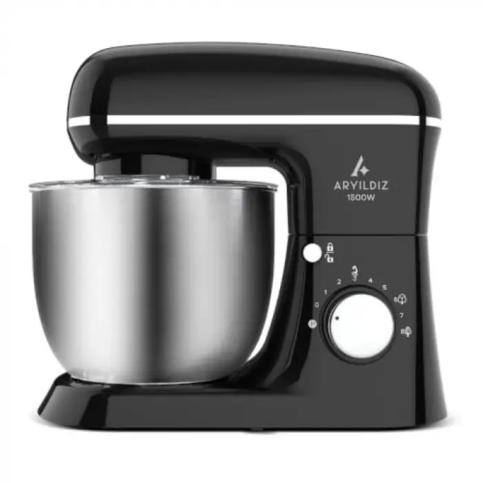 Siyah Power Chef stand mikser