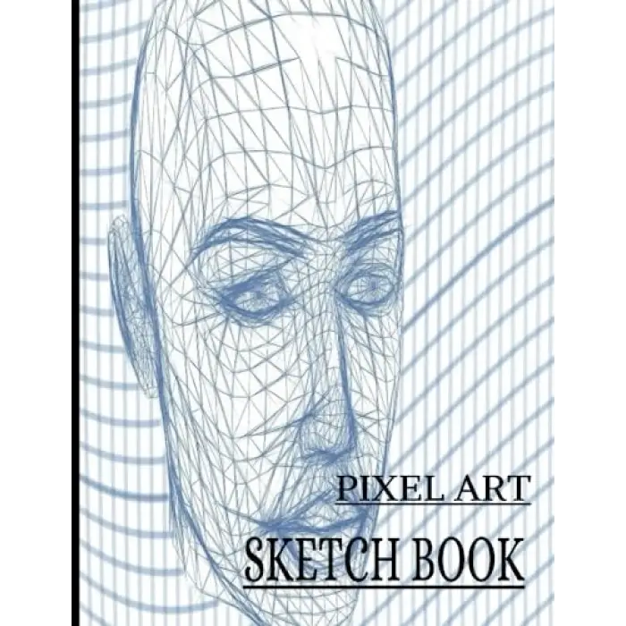 Sketch Book Pixel Art Grid Paper