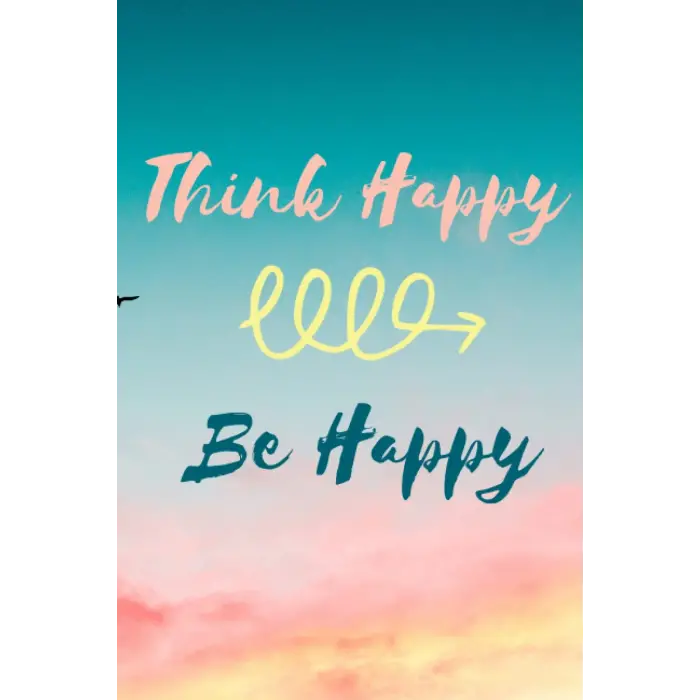 Sketch Book Think Happy-Be Happy Journal