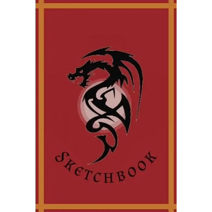 sketchbook Medieval style dragon