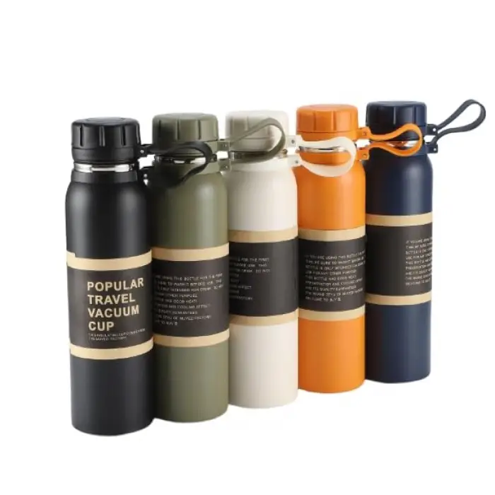 Skm004 850 ml Yeşil Çelik İçli Termos