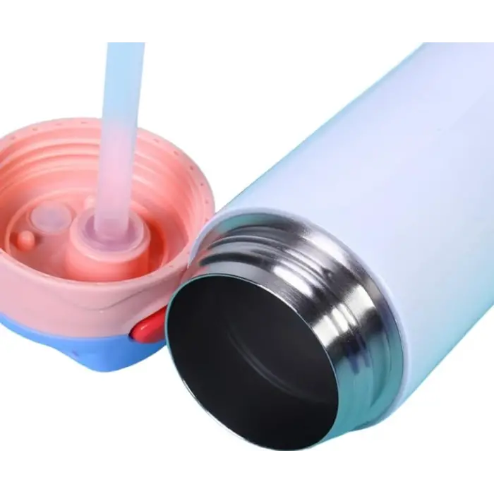 Skm008 360 ml Pembe, Çelik İçli Termos