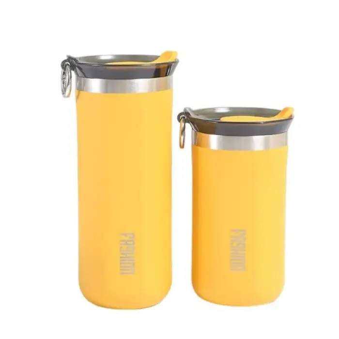 Skm010 Sarı 500 ml Çelik İçli Termos