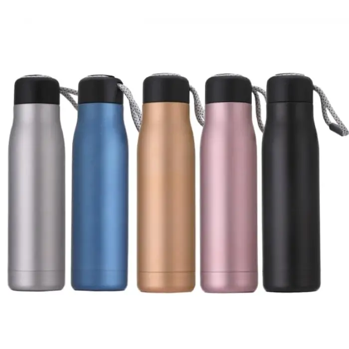 Skm015 Siyah 550 ml Çelik İçli Termos