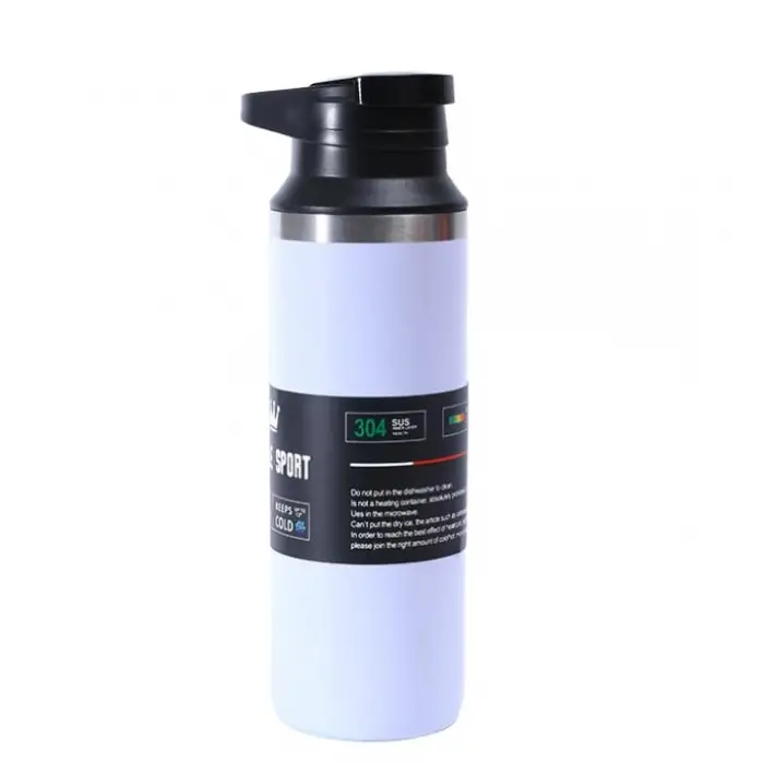 Skm018 500 ml Beyaz Çelik İçli Termos
