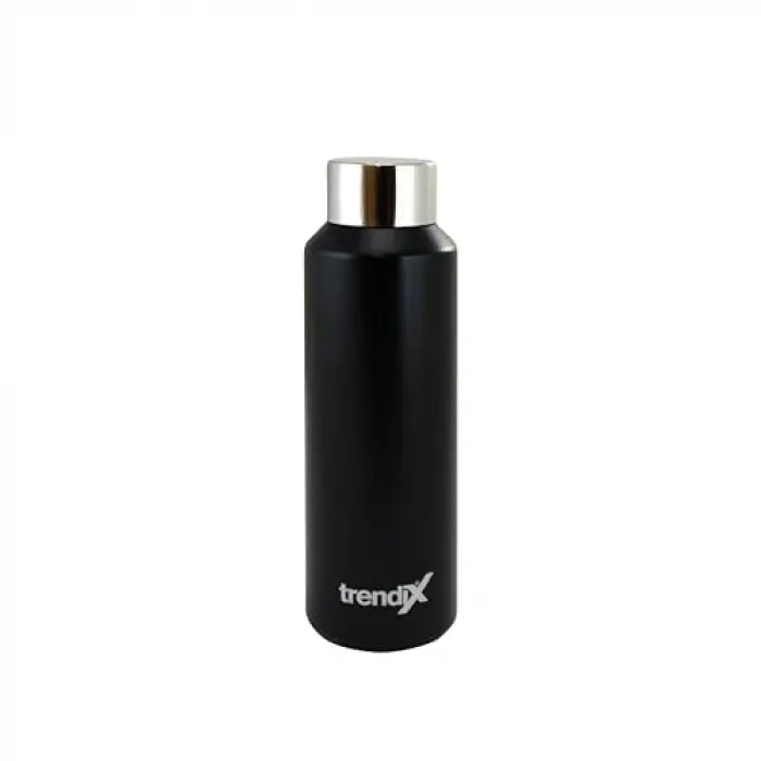 SKM033 çelik içli termos, siyah, 600 ml