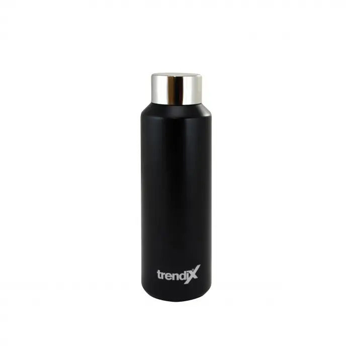 SKM033 çelik içli termos, siyah, 600 ml