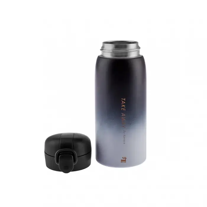 Skyfall sızdırmaz çelik termos, siyah, 350 ml