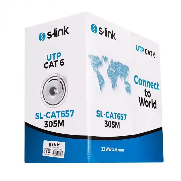 SL-CAT657 305m 23AWG Utp CAT6 Kablo
