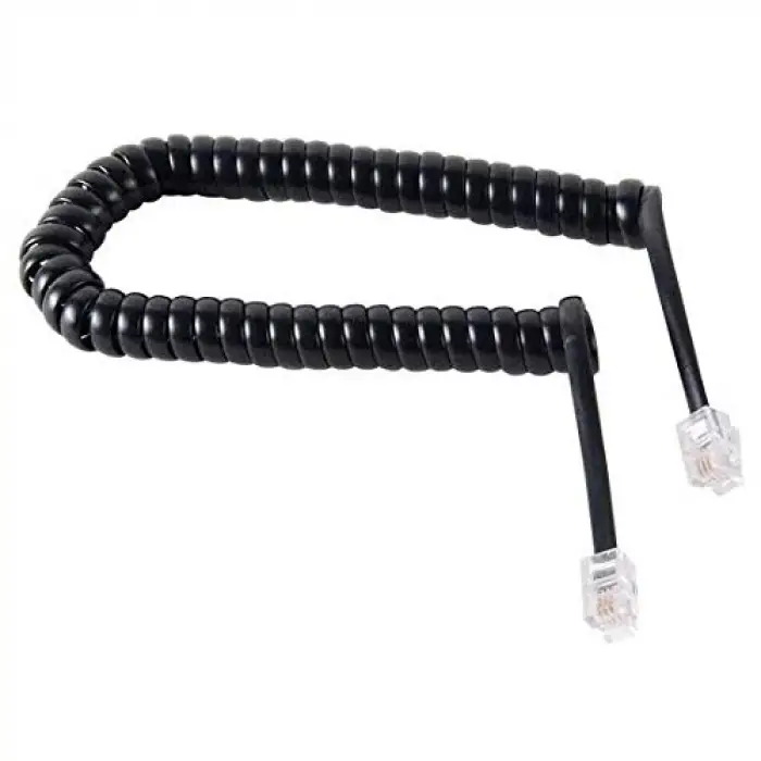 Sl-Tel3 2mt Telefon Ahize Siyah Kablo