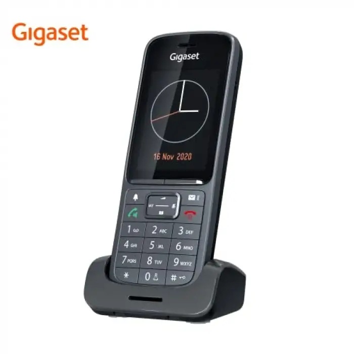SL800H Pro Kablosuz Business Dect Telefon, Bluetooth, LED, Antrasit