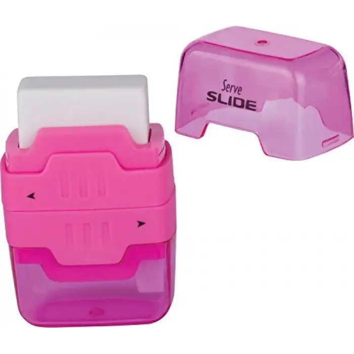 Slide Silgili Kalemtıraş, Pembe, Tekli