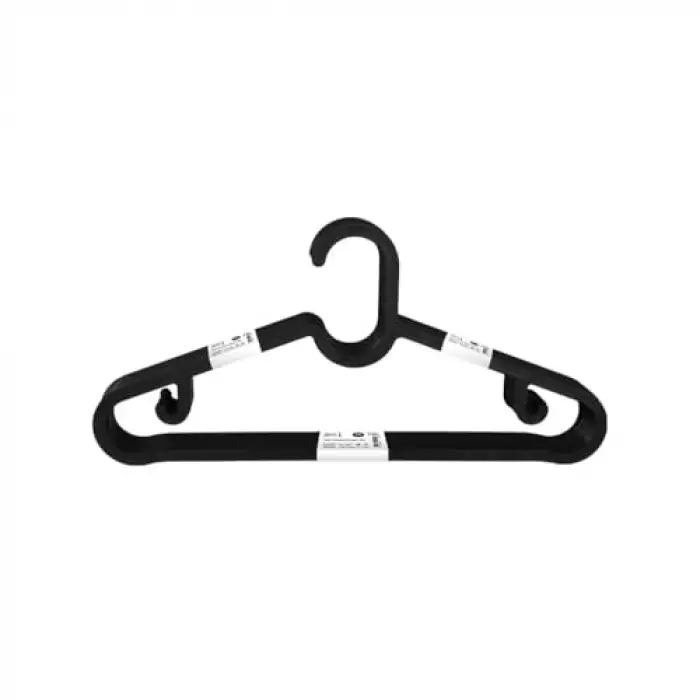 Slim Plastik Elbise Askı 10lu