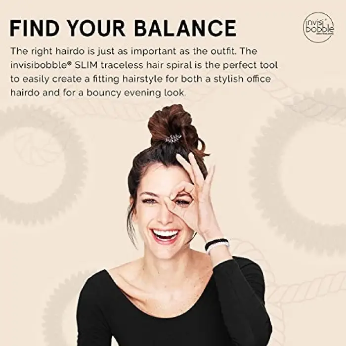 Slim True Black Askılı Paket Saç Lastiği
